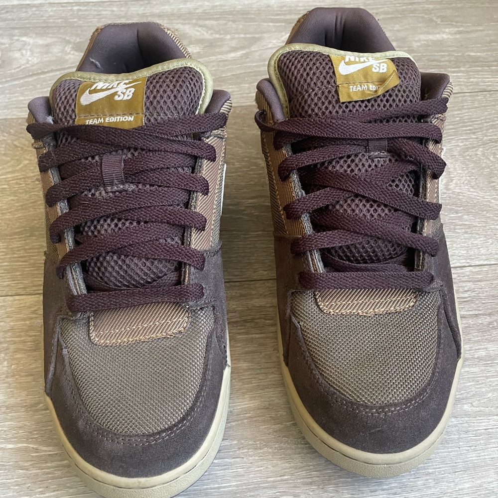 Nike Zoom Team edition skateboarding SB black black moss/silver - Picture 4 of 7